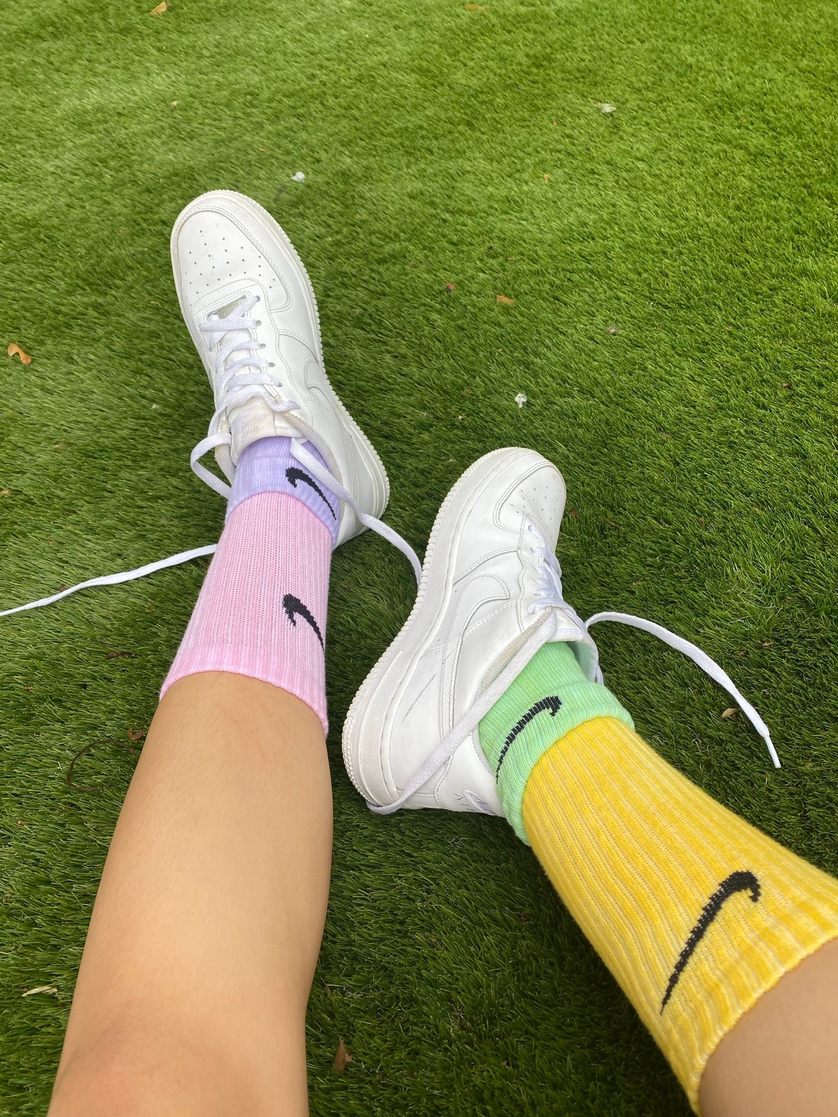 Vans with clearance nike socks